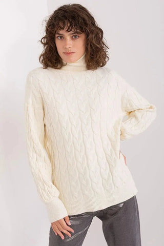 AT long sleeve turtleneck sweater