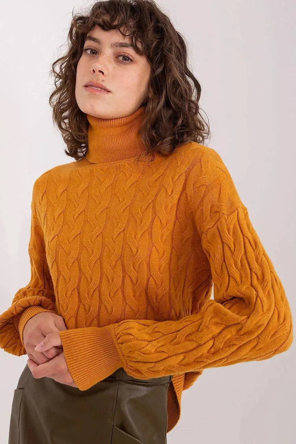 AT long sleeve turtleneck sweater