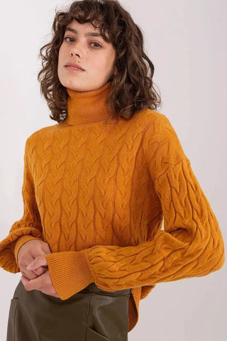 AT long sleeve turtleneck sweater