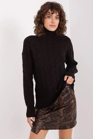 AT long sleeve turtleneck sweater