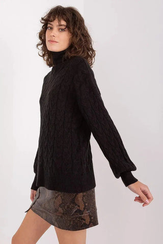 AT long sleeve turtleneck sweater