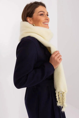 AT long, smooth-textured shawl