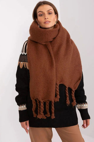 AT long, smooth-textured shawl