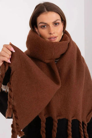 AT long, smooth-textured shawl