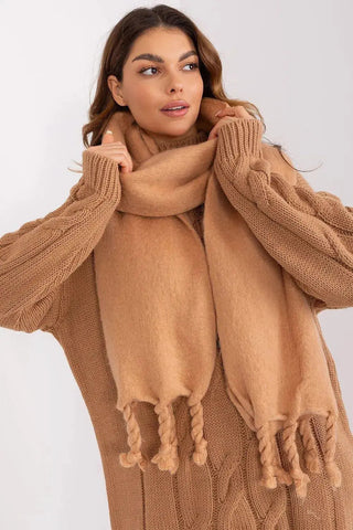 AT long, smooth-textured shawl