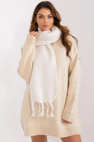 AT long, smooth-textured shawl