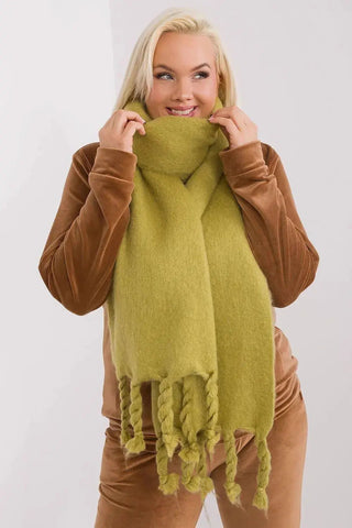AT long, smooth-textured shawl