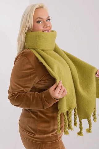 AT long, smooth-textured shawl