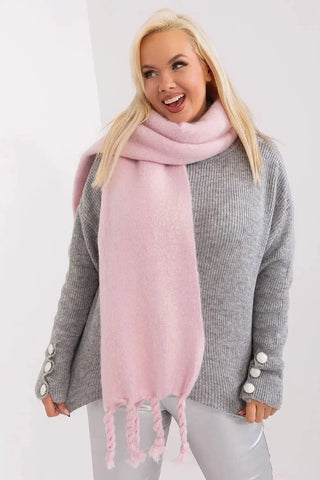 AT long, smooth-textured shawl