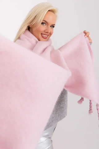 AT long, smooth-textured shawl