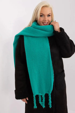 AT long, smooth-textured shawl