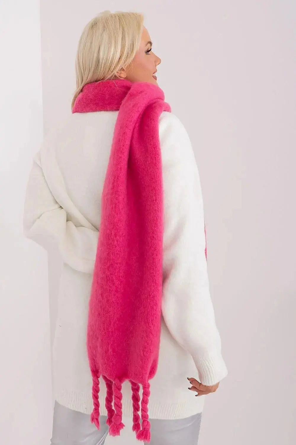 AT long, smooth-textured shawl