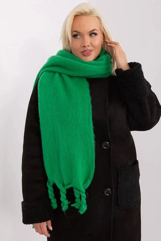 AT long, smooth-textured shawl