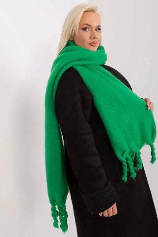 AT long, smooth-textured shawl