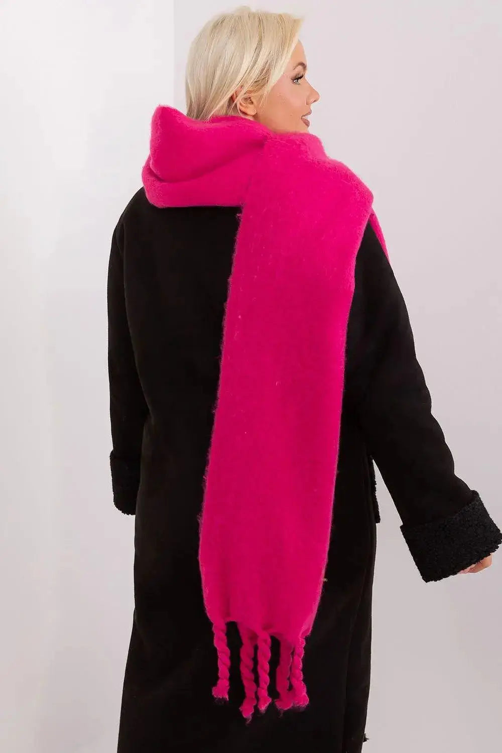 AT long, smooth-textured shawl
