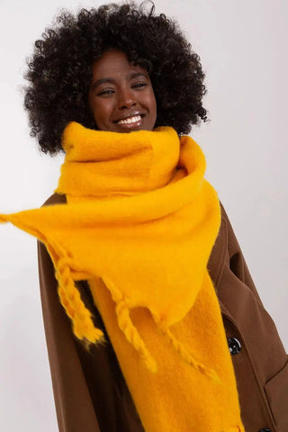 AT long, smooth-textured shawl