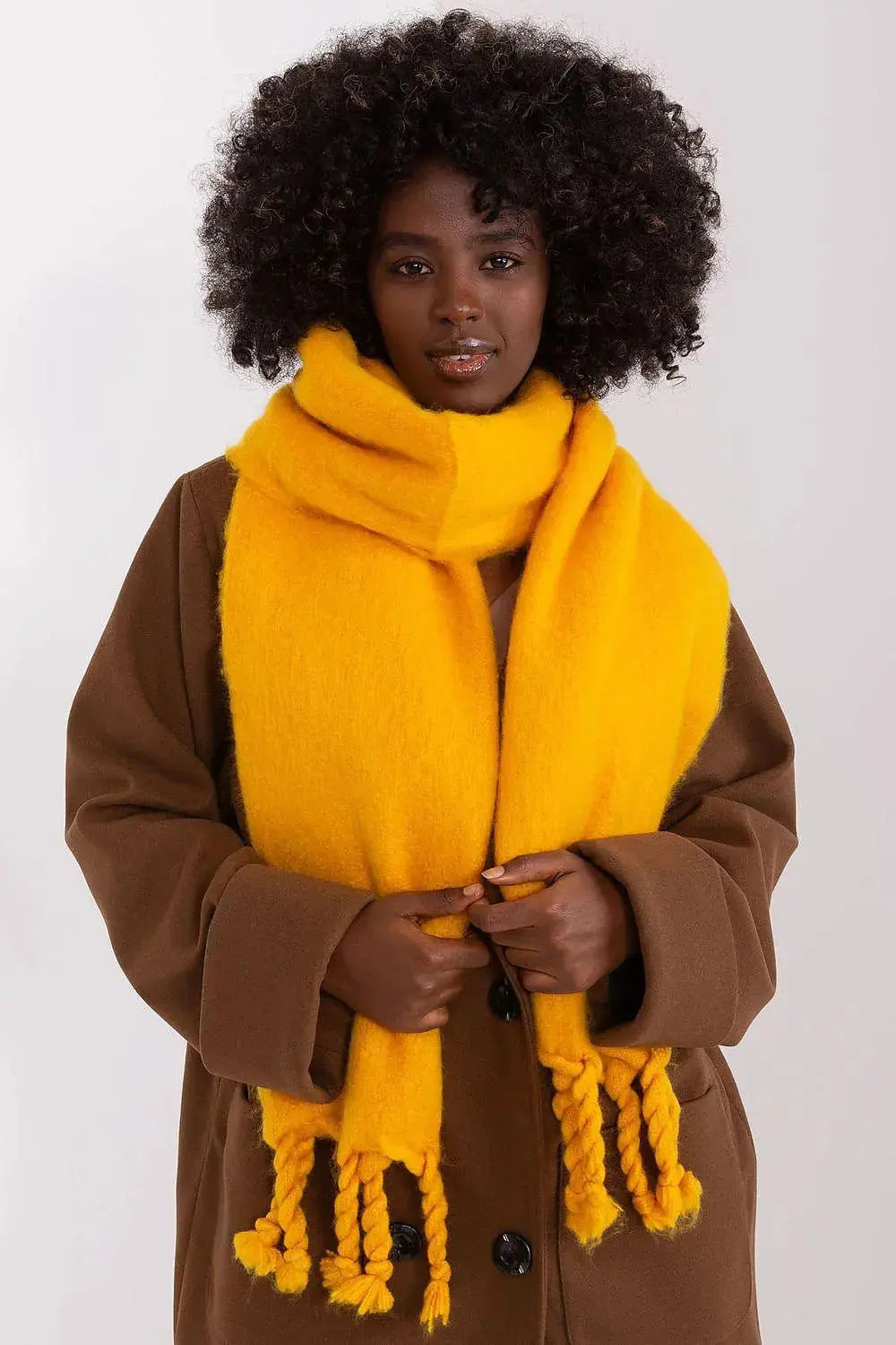 AT long, smooth-textured shawl