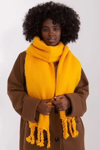 AT long, smooth-textured shawl