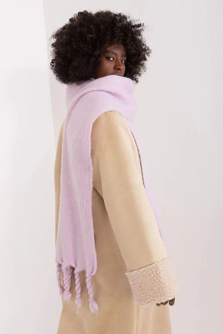 AT long, smooth-textured shawl