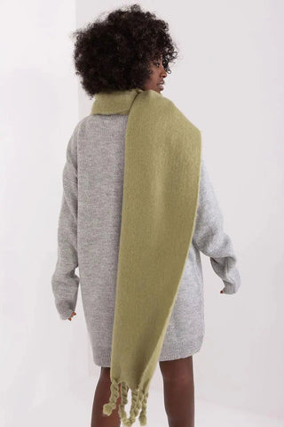 AT long, smooth-textured shawl