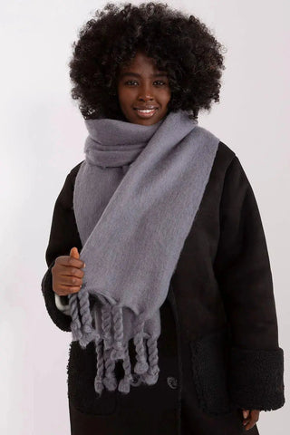 AT long, smooth-textured shawl