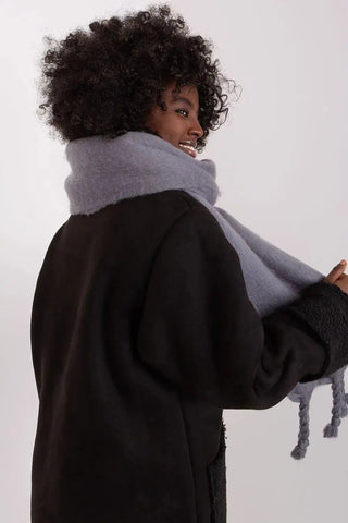 AT long, smooth-textured shawl