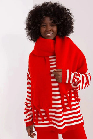 AT long, smooth-textured shawl