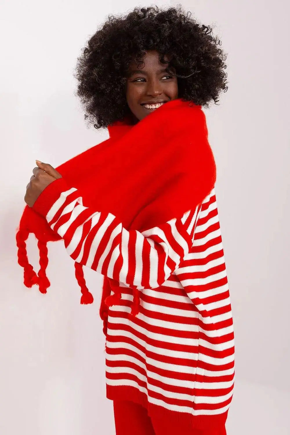 AT long, smooth-textured shawl