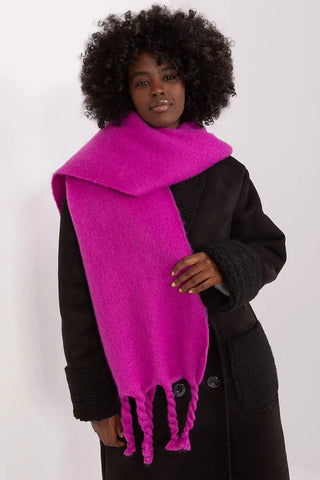 AT long, smooth-textured shawl