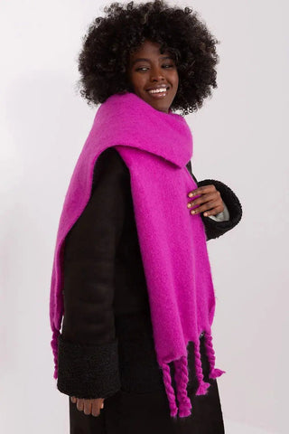 AT long, smooth-textured shawl