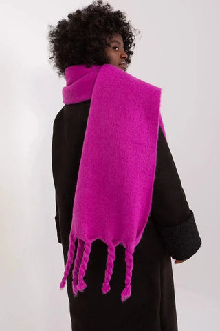 AT long, smooth-textured shawl