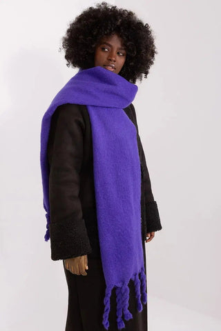 AT long, smooth-textured shawl