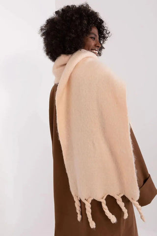 AT long, smooth-textured shawl