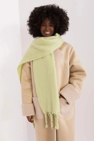 AT long, smooth-textured shawl