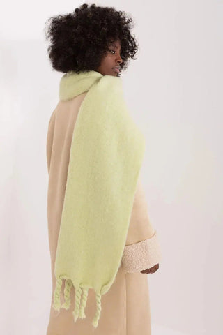 AT long, smooth-textured shawl