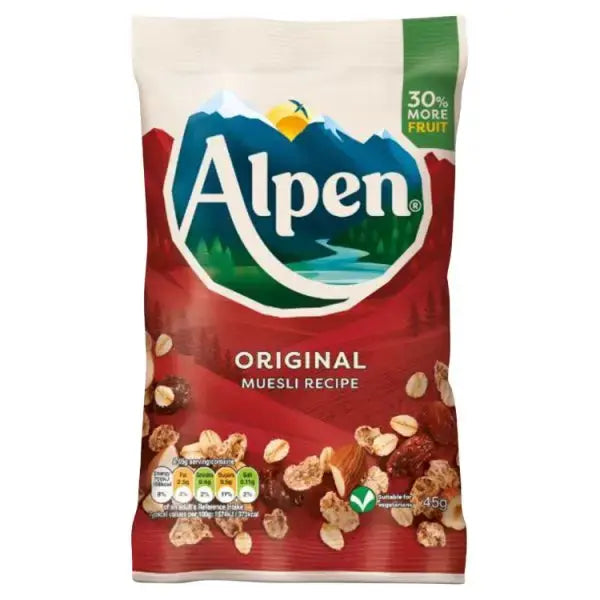 Alpen Original Muesli Recipe 45g (Case of 30)