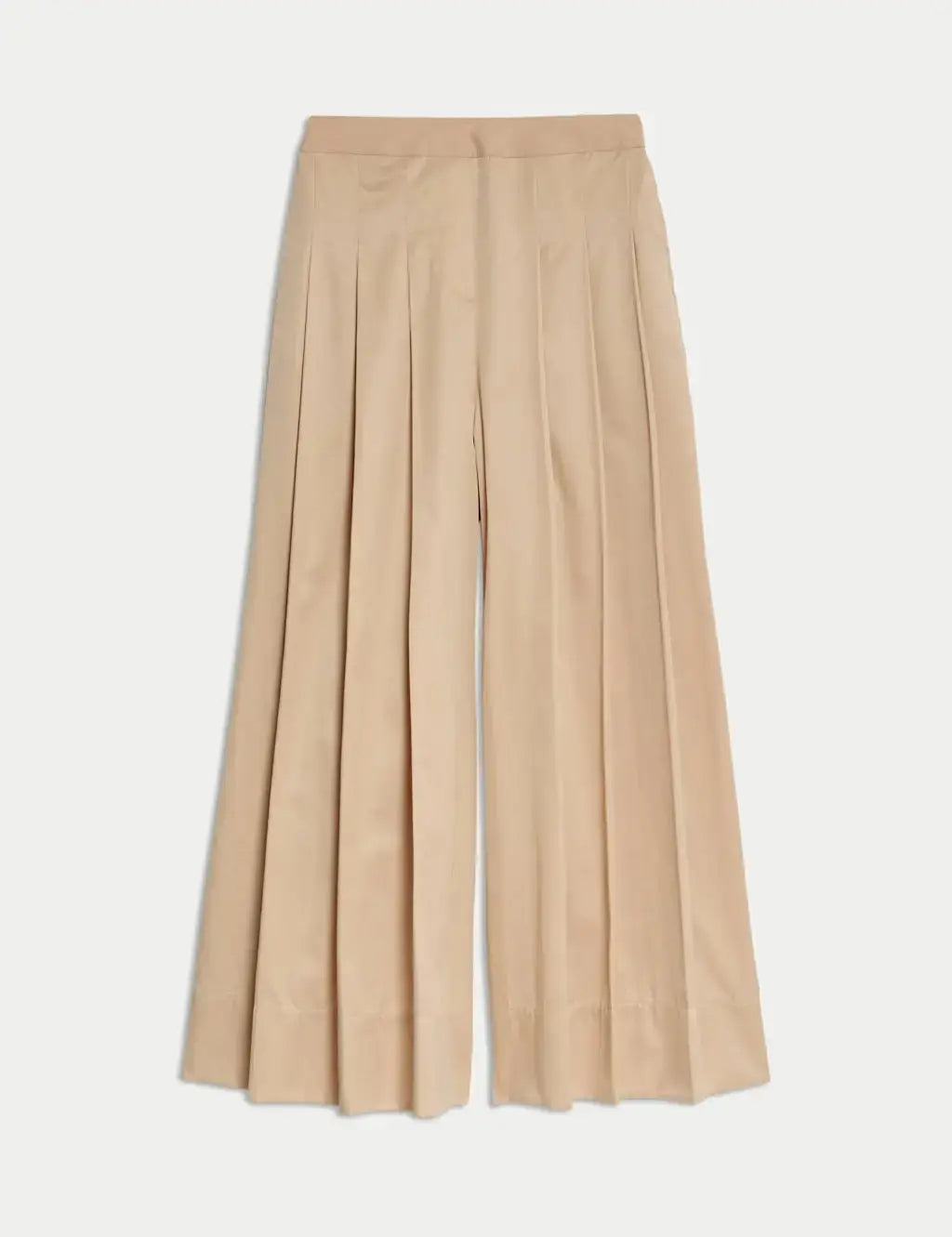 Autograph Pleat Front Super Wide Leg Trousers
