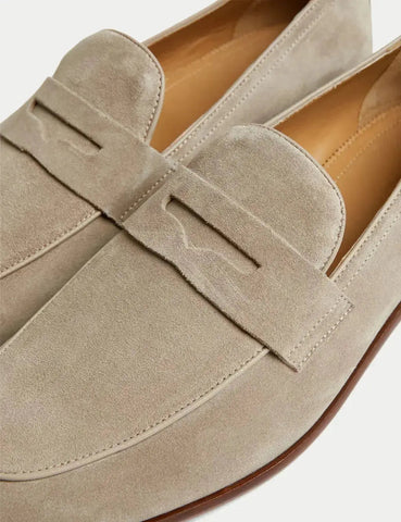 Autograph Suede Slip-On Loafers