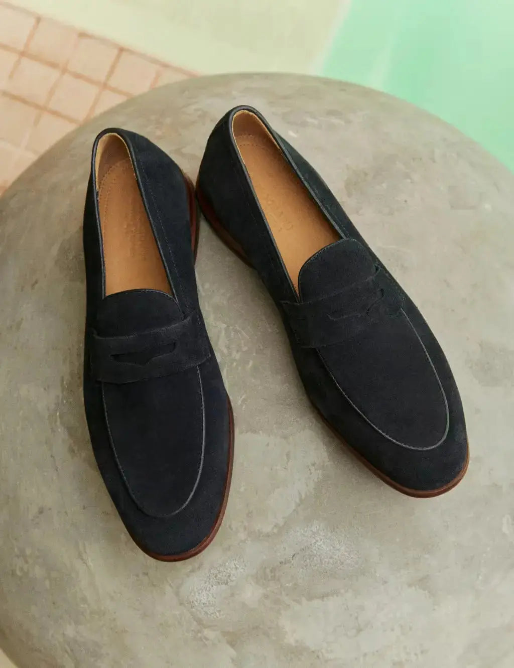 Autograph Suede Slip-On Loafers