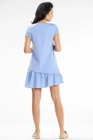 Awama Short-Sleeve Mini Daydress