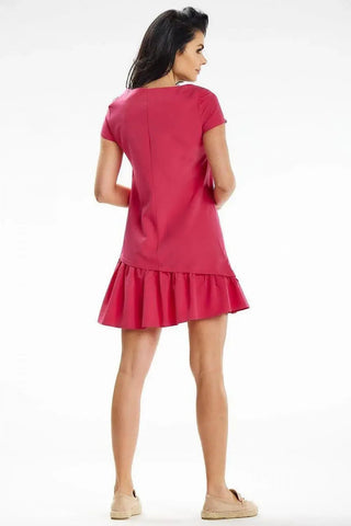 Awama Short-Sleeve Mini Daydress