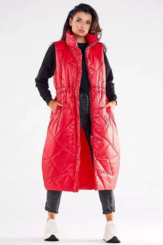 Awama streamlined, oversized cut gilet