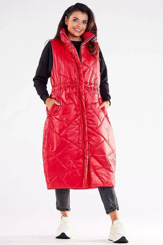 Awama streamlined, oversized cut gilet