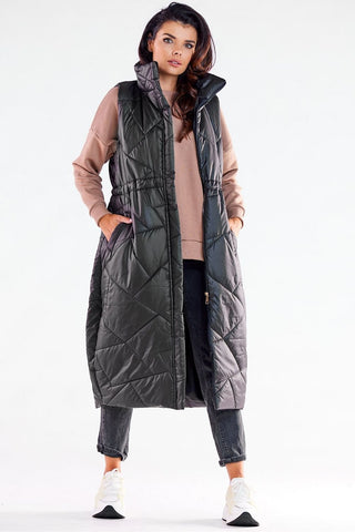 Awama streamlined, oversized cut gilet