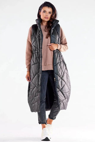 Awama streamlined, oversized cut gilet