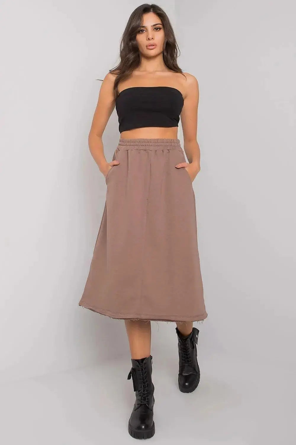 BFG flared cut tracksuit skirt