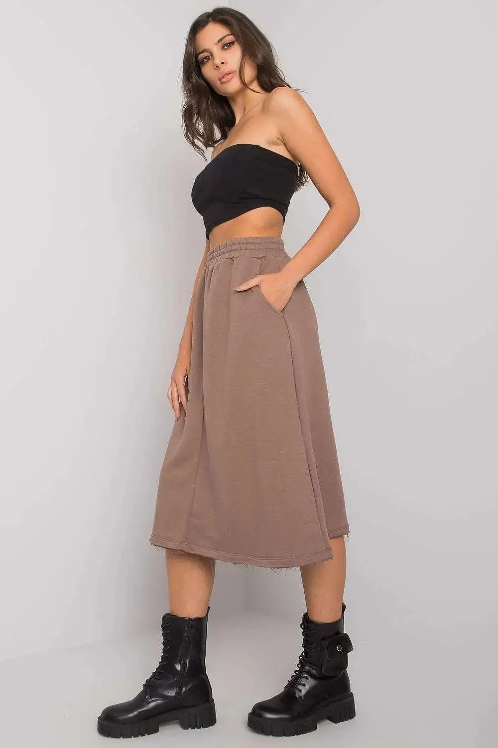 BFG flared cut tracksuit skirt