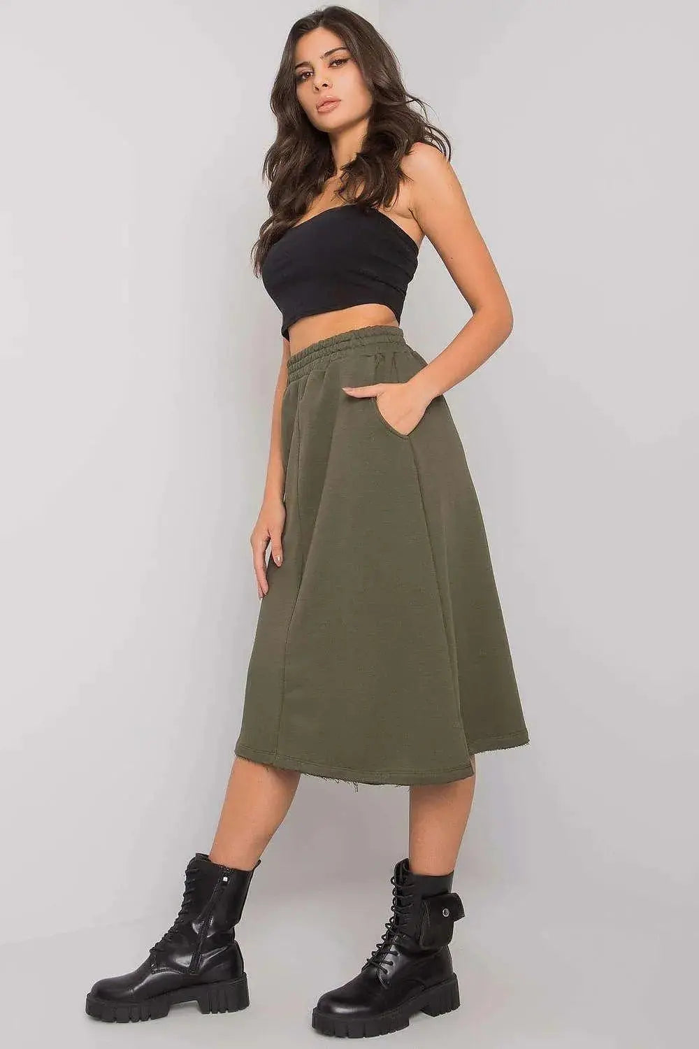 BFG flared cut tracksuit skirt