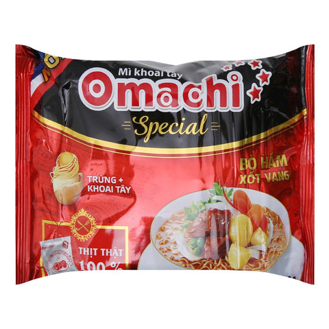 OMACHI Instant Noodles Special Beef Flavour bò hầm xốt vang 92g