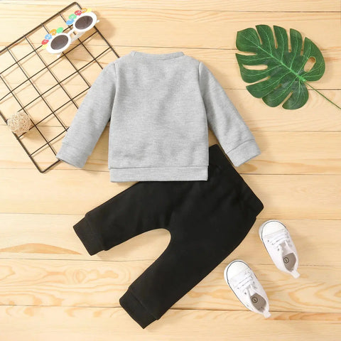 Baby Clothes Newborn Girl Boy 2Pcs Cotton Rainbow Fall Outfits Girls Clothing Suit
